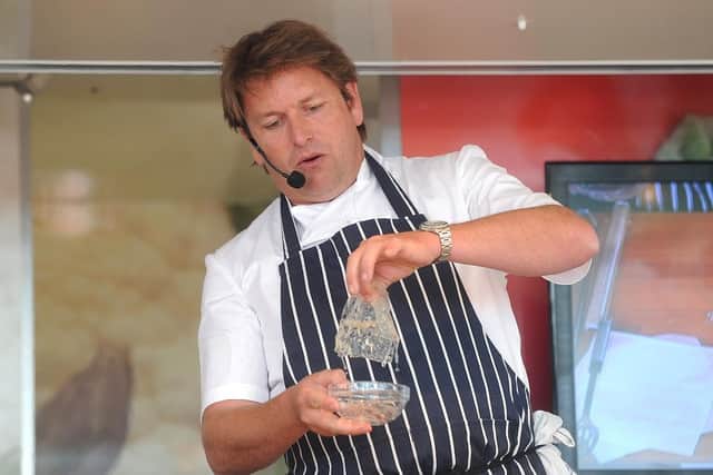 James Martin performs cookery demonstration. (Pic credit: Stuart C. Wilson / Getty Images)