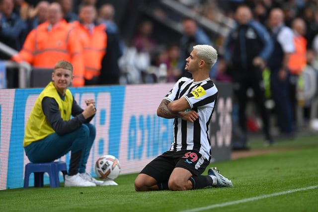 The Brazilian scored his first two goals of the season in Newcastle's win over Brentford. Was at the heart of everything good for the Magpies as Eddie Howe's men climbed to sixth.