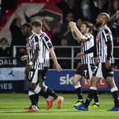 Notts County saw off Harrogate Town. Image: Jess Hornby/Getty Images