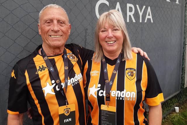 TIGERS: Trev and Debbie Arnold are long-time Hull City season ticket-holders