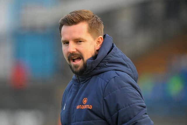 FC Halifax Town manager Adam Lakeland is eyeing an FA Cup shock on Saturday.