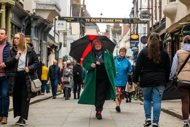 Sarah Cowling, York historian, storyteller and Blue Badge Guide. Picture: James Hardisty.