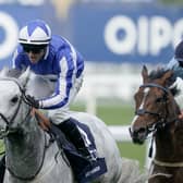 Power play: David Allan riding Art Power to victory in the Qipco British Champions Sprint Stakes at Ascot last Saturday – earning a first UK Group One win for the jockey and rider. Picture: Alan Crowhurst/Getty Images