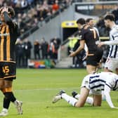 NEAR MISS: But Hull City's Fabio Carvalho had earlier scored a very good goal