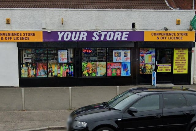 Your Store at 34 - 40 Heath Road, Holmewood, Chesterfield, was given a one-star rating after inspection on 24 September 2021