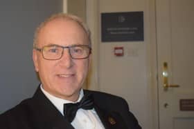 Mike Wash, outgoing chairman of York Philharmonic Male Voice Choir.