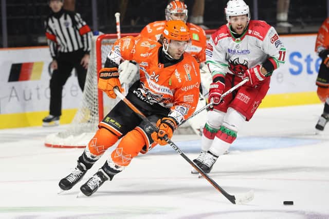 DIFFERENCE MAKER: Mark Simpson has impressed during four months of his time with Sheffield Steelers Picture: Hayley Roberts/Steelers Media