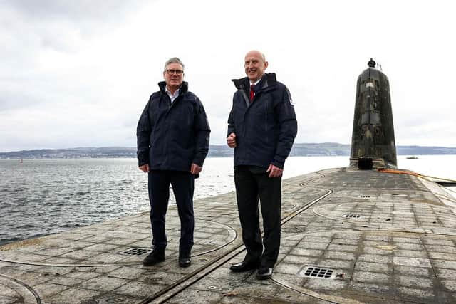 Sir Keir Starmer and the Secretary of State for Defence John Healey, joined a Vanguard Class nuclear deterrent submarine for the final return home from an at-sea patrol