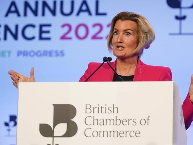 Shevaun Haviland, director general of the BCC, has said that firms are “absorbing a huge amount” of cost increases. PIC: PA