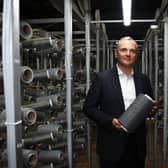 Médéric Payne, chief executive of carpet tile manufacturer AIREA, based in Ossett, Wakefield. Picture: Jonathan Gawthorpe