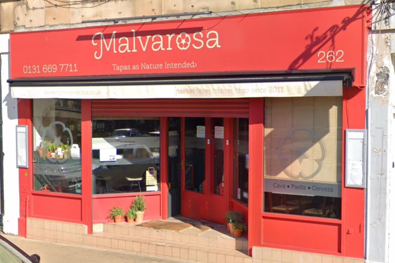 Malvarosa is a Spanish restaurant in Portobello High Street, serving tapas, paella, and more to dine in or takeaway. "Best tapas I've ever had," wrote one reviewer, "The food was wonderful, lovely Cava and the staff were very friendly!"