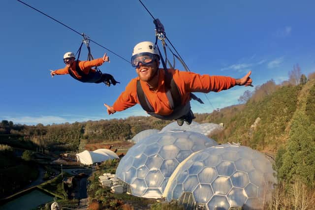 Hangloose Adventure's fastest zipwire in England Picture credit: Hangloose Adventure/PA.