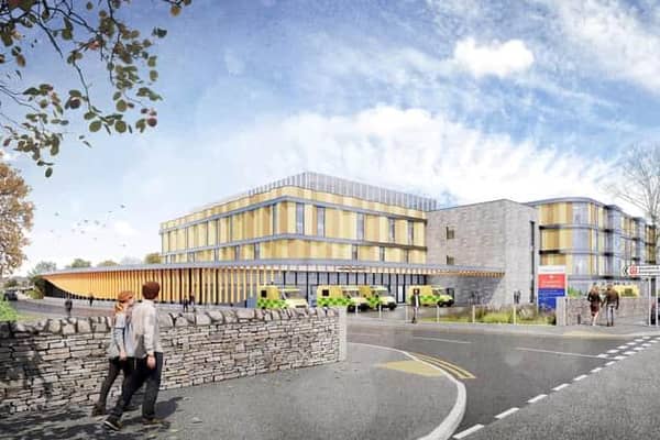 Artist's impressions of how parts of the new Calderdale Royal Hospital buildings will look.