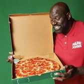 Papa Johns launches XXL 15.5” pizza – the Shaq-A-Roni.