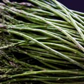 Green fresh asparagus