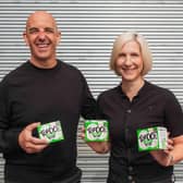 David Knibbs, CEO, and Lydia Smith, director of the Tofoo Co. The Tofoo Co has broken ground on a major new factory in Malton. (Photo supplied on behalf of The Tofoo Co)