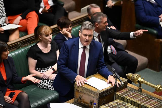 Sir Keir Starmer speaks during Prime Minister's Questions in the House of Commons, London. Picture date: Wednesday September 7, 2022.