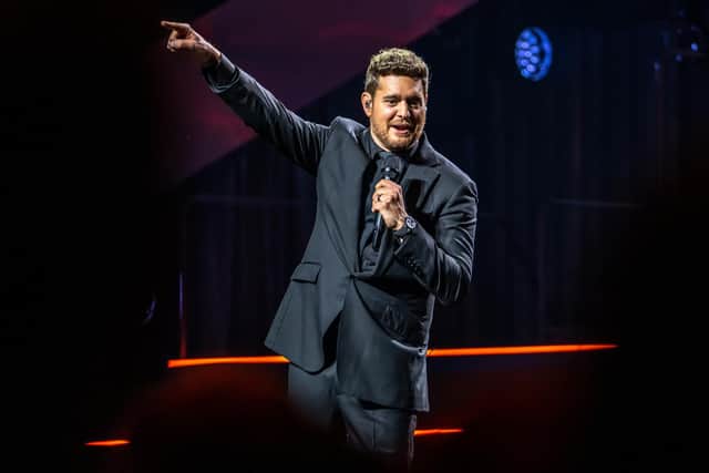 Michael Buble at First Direct Arena, Leeds. Picture: Scott Antcliffe