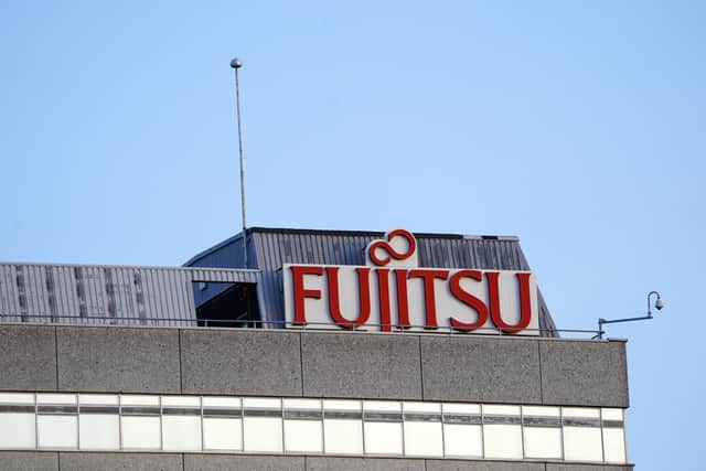 Fujitsu has apologised to postmasters wrongfully convicted due to flaws in its Horizon IT software. PIC: Andrew Matthews/PA Wire