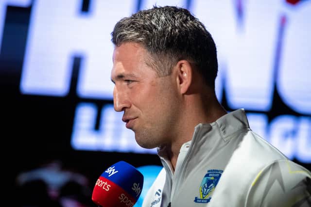 Sam Burgess is preparing for his first home game as Wire boss. (Photo: Olly Hassell/SWpix.com)