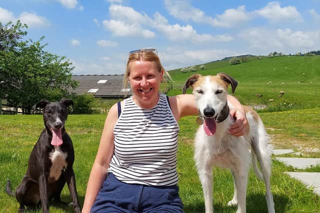 Caroline Porter from the Yorkshire dog rescue. (Pic credit: Aireworth Dogs In Need)