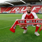 New Rotherham United signing Tom Bradshaw. Picture courtesy of RUFC.