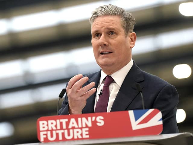Labour leader Sir Keir Starmer gives a keynote speech marking the four-year anniversary of the 2019 election. PIC: Jacob King/PA Wire