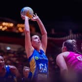 Taking their chances: Leeds Rhinos, in action against Loughborough Lightning at the First Direct Arena in Leeds recently, need to find a ruthless streak (Picture: Ben Lumley/England Netball)