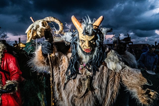 Krampus became associated with Christmas with the spread of Christianity.