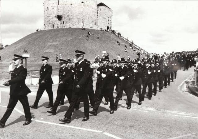 North Yorkshire Police parade in 1982