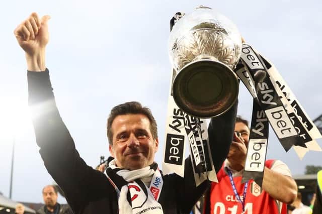 CHAMPION: Former Hull City coach Marco Silva won last season's Championship with Fulham