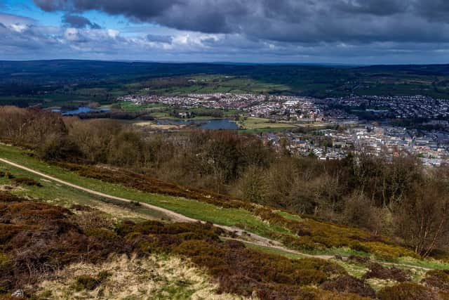 Otley Chevin, atop one of Leeds' highest hills overlooking the Wharfedale valley and the market town of Otley. Image: James Hardisty