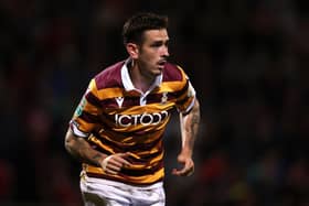 IMPROVEMENT: Jamie Walker livened up Bradford City when he came on at half-time
