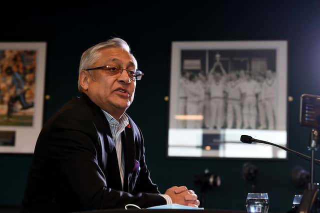 Lord Kamlesh Patel was unveiled as Yorkshire County Cricket Club chairman on 8 November 2021 (Picture: SImon Hulme)