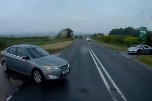 A dash-cam captures the moment just before a collision between two vehicles in Scarborough. (Photo: Nextbase)