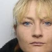 Amanda Hallows assaulted and robbed a 94-year-old in a vicious attack. She was jailed for 14 years at Sheffield Crown Court. Photo: South Yorkshire Police