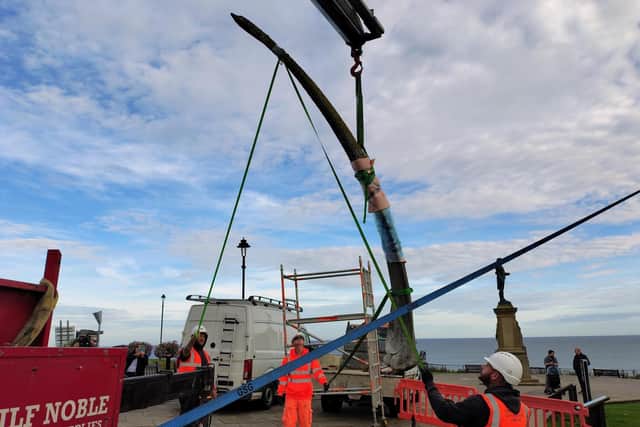 The replica bronze arch will be installed next year