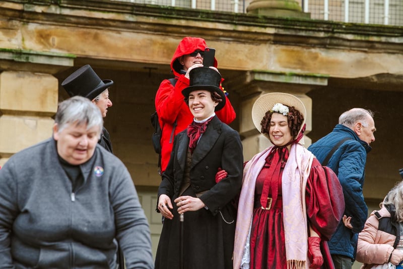 Members of the Anne Lister community of fans attended the event. Credit: Ellis Robinson