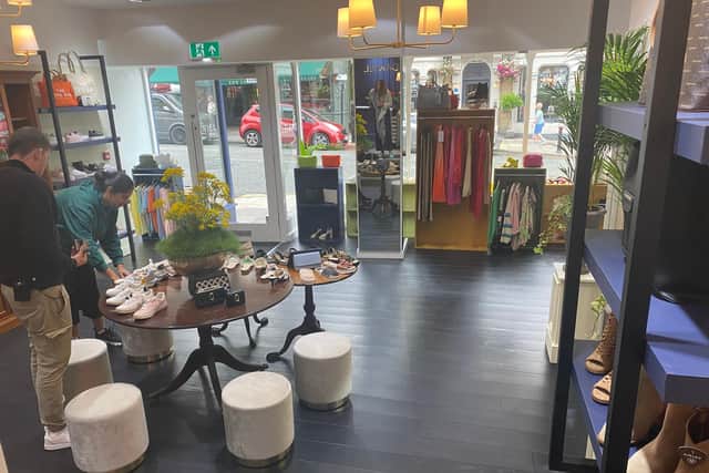 The interior of Daniel Footwear following the redesign by Interior Design Masters contestants. Photo: Daniel Footwear