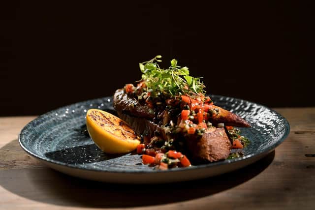 Smoked fillet of mackerel with Caper butter and Charred lemon at Mannion and Co, Easingwold.  Picture taken by Yorkshire Post Photographer Simon Hulme