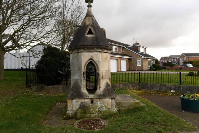 The old village well at Rossington. Picture by Simon Hulme.