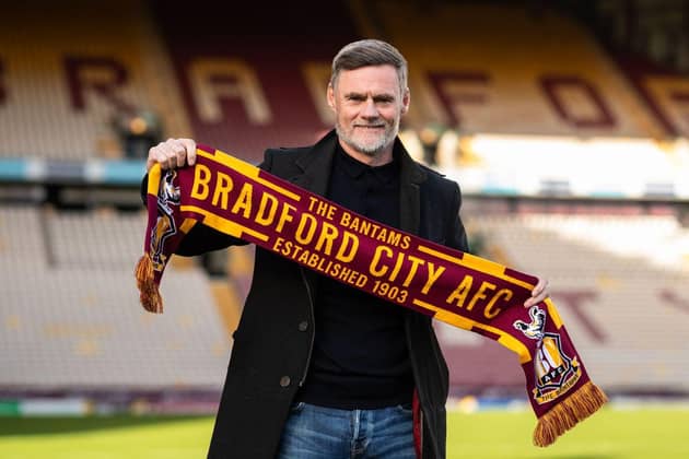 New Bradford City manager Graham Alexander. Picture courtesy of Bradford City AFC.