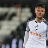 Swansea City forward Liam Cullen is the favourite to join Hull City in January. Image: Pete Norton/Getty Images