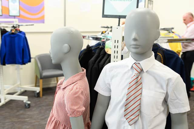 School uniforms are adding pressure to family budgets. 
Pic: Kelvin Stuttard