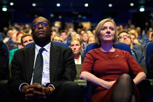 Chancellor of the Exchequer Kwasi Kwarteng has this morning been forced into a humiliating u-turn on his plan to abolish the 45p higher tax rate (Photo by Leon Neal/Getty Images)