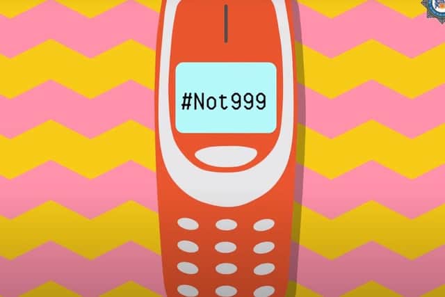 West Yorkshire Police released audio from the call as part of their #Not999 series on Twitter.