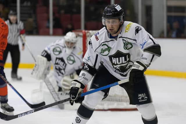 GAME OVER: Experienced defenceman Jamie Chilcott stepped away from Hull Seahawks earlier this week after retiring from playing. Picture courtesy of Hull Seahawks/Tony King.