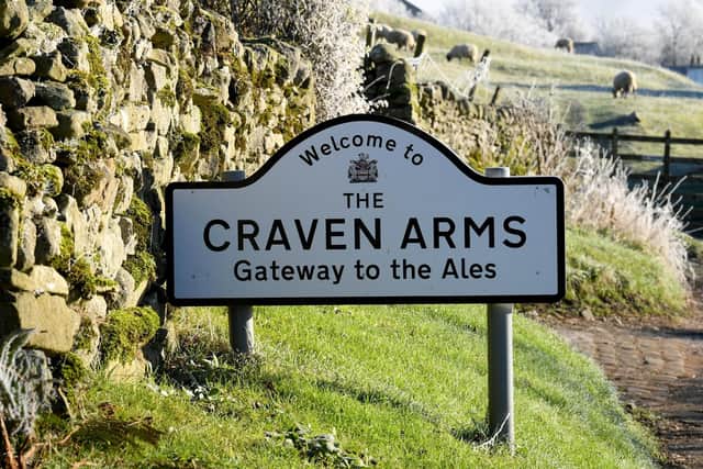 Popular pub, The Craven Arms at Appletreewick is said to be the gateway to The Dales.