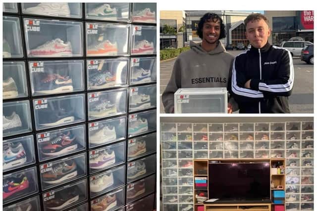Together with his friend Aden from Knaresborough, Dan launched a shoe storage box brand 'Solecube' from his grandma's spare bedroom.
