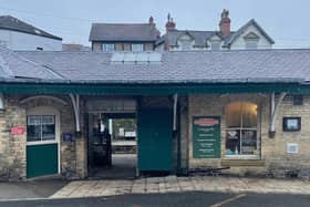 The 132-year-old canopy at the main entrance of Knaresborough train station has been given a new lease of life
